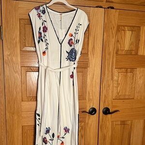 Free People - Embroidered Maxi Dress - Size Medium